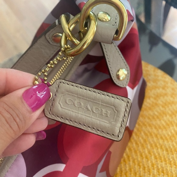 Coach Scarf Print Sateen Bag. - Picture 3 of 9